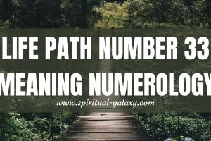 Life Path Number 33 Meaning: Very Rare And Lovely Number