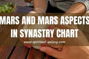 Mars & Mars Aspects in Synastry Chart: The competitive and stimulating energy between the two Mars person