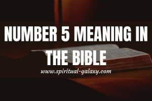 Number 5 Meaning in the Bible: Most Prominent Number