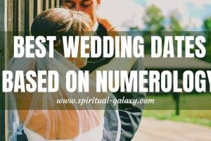 Best Wedding Dates Based on Numerology: Set the Schedule Now