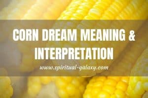 Corn Dream Meaning & Interpretation: Life Abundance