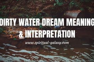 Dirty Water Dream Meaning & Interpretation: Loss Of Function