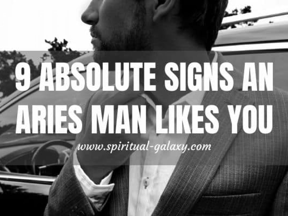 Signs a shy aries man likes you