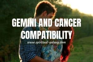 Gemini and Cancer Compatibility: Not Saying They Won't Work!