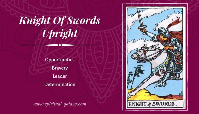 What does Knight of Swords mean in love?