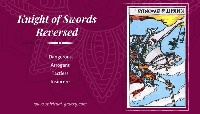 Knight of Swords Tarot Card Meaning (Upright & Reversed) - Spiritual