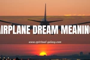 Airplane Dream Meaning: 10+ Dream Plots Explained