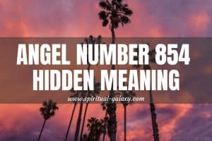 Angel Number 854 Hidden Meaning: A Strong Signal Not To Miss