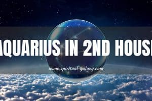 Aquarius In 2nd House: You Only Live Once Mindset