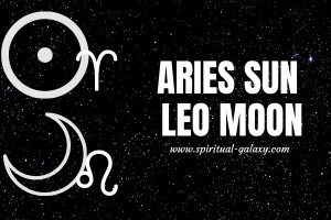 Aries Sun Leo Moon: You Love Being In Love