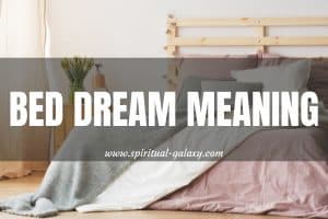 Bed Dream Meaning