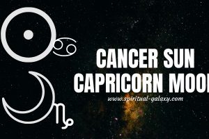 Cancer Sun Capricorn Moon: Being Logically Minded