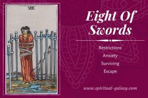 Eight of Swords Tarot Card Meaning (Upright & Reversed)