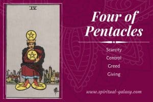 Four of Pentacles Tarot Card Meaning (Upright & Reversed)