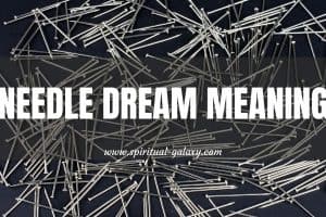 Needle Dream Meaning: Dreamer's Mental Distress