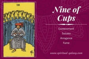 Nine of Cups Tarot Card Meaning (Upright & Reversed)