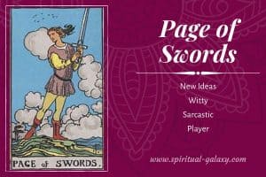 Page of Swords Tarot Card Meaning (Upright & Reversed)