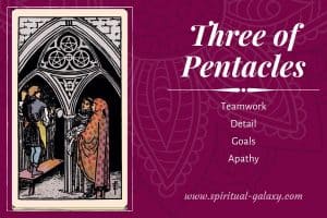 Three of Pentacles Tarot Card Meaning (Upright & Reversed)