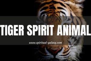 Tiger Spirit Animal: It's About Drive And Determination!