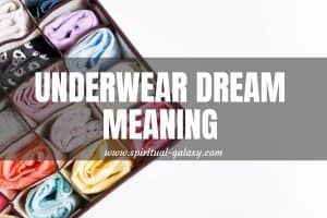 Underwear Dream Meaning: Does Color Matter?