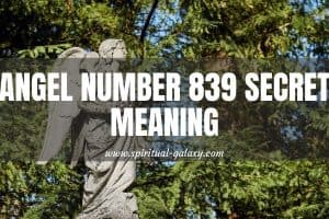 Angel Number 839 Secret Meaning: Never Let Your Smile Fade
