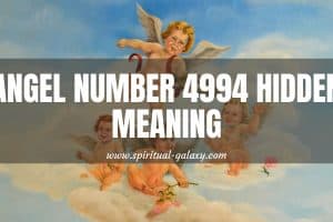 Angel number 4994 Hidden Meaning: Practice Positive Habits