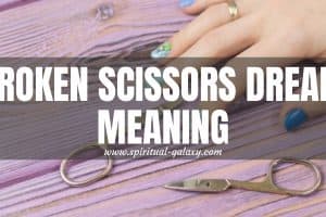 Broken Scissors Dream Meaning: Do We Have To Cut Ties?