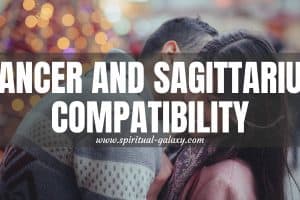 Cancer and Sagittarius Compatibility: What Can You Do About It?