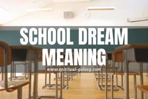 School Dream Meaning: Conquer The Bullies!