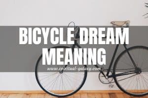 Bicycle Dream Meaning: Balance Your Life