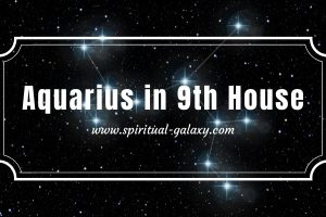 Aquarius in 9th House: Finding Success