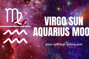 Virgo sun Aquarius moon: Clever and Direct