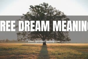 Tree Dream Meaning: You Will Grow In Time