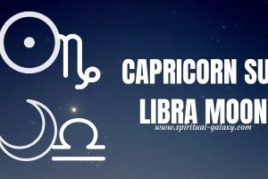 Capricorn Sun Libra Moon: Regaining your True Identity