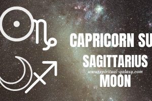 Capricorn sun Sagittarius moon: Things You Ought To Know