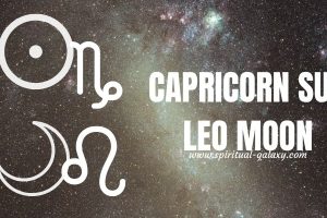 Capricorn sun Leo moon: The Importance of Being Honest