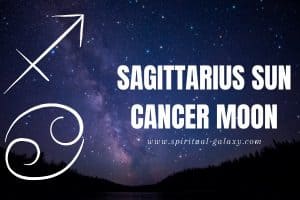 Sagittarius sun Cancer moon: Who Can Make You Happy?