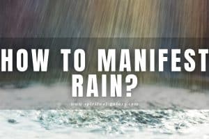 How to Manifest Rain: Will it really work?
