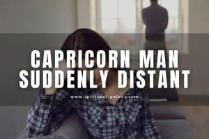 Capricorn Man Suddenly Distant: Ice him back!