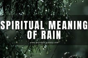 Spiritual meaning of rain: Symbolism and Literature Significance