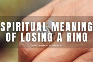 Spiritual meaning of losing a ring: Is it bad luck or not?