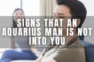 Signs that an Aquarius man is not into you: Time to let go?