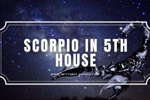 Scorpio in 5th House: Slow Down with Your Intense Emotions!