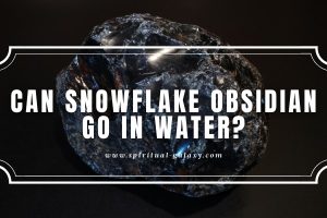 Can Snowflake Obsidian Go in Water?: Beware of Precautions!