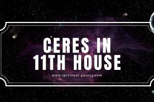 Ceres in 11th House: A Deep Sense of Nurturing Others!