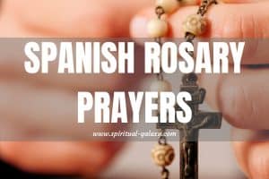 Spanish Rosary Prayers: English Guide to Pray the Rosary