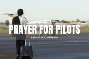 Prayer for Pilots: Flight of Confidence in God's Goodness