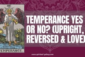 Temperance Yes or No? (Upright, Reversed & Love)