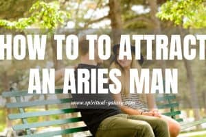 How to attract an Aries man: Let him chase you!