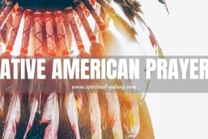 Native American Prayers: The First Americans